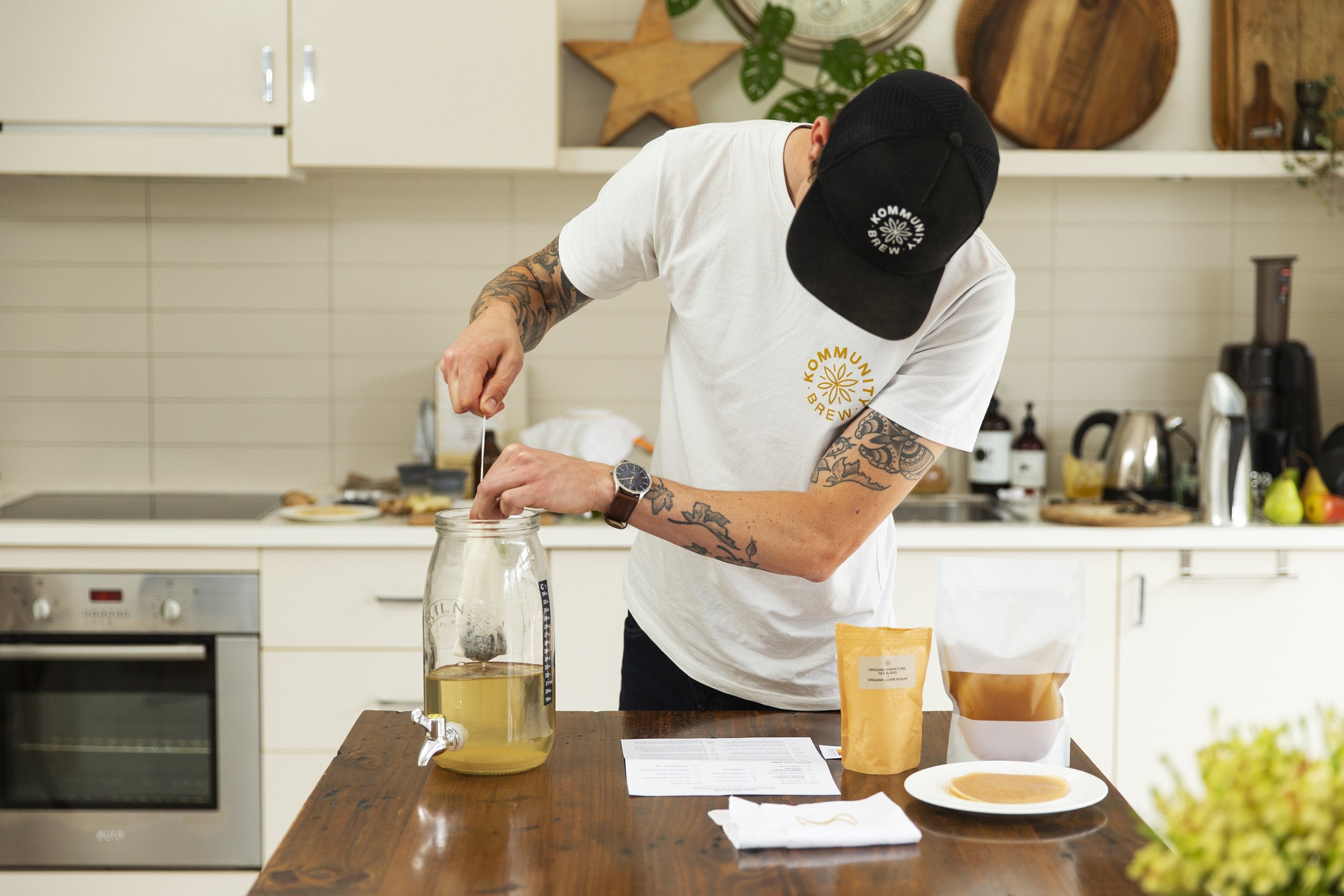 Making Homemade Kombucha