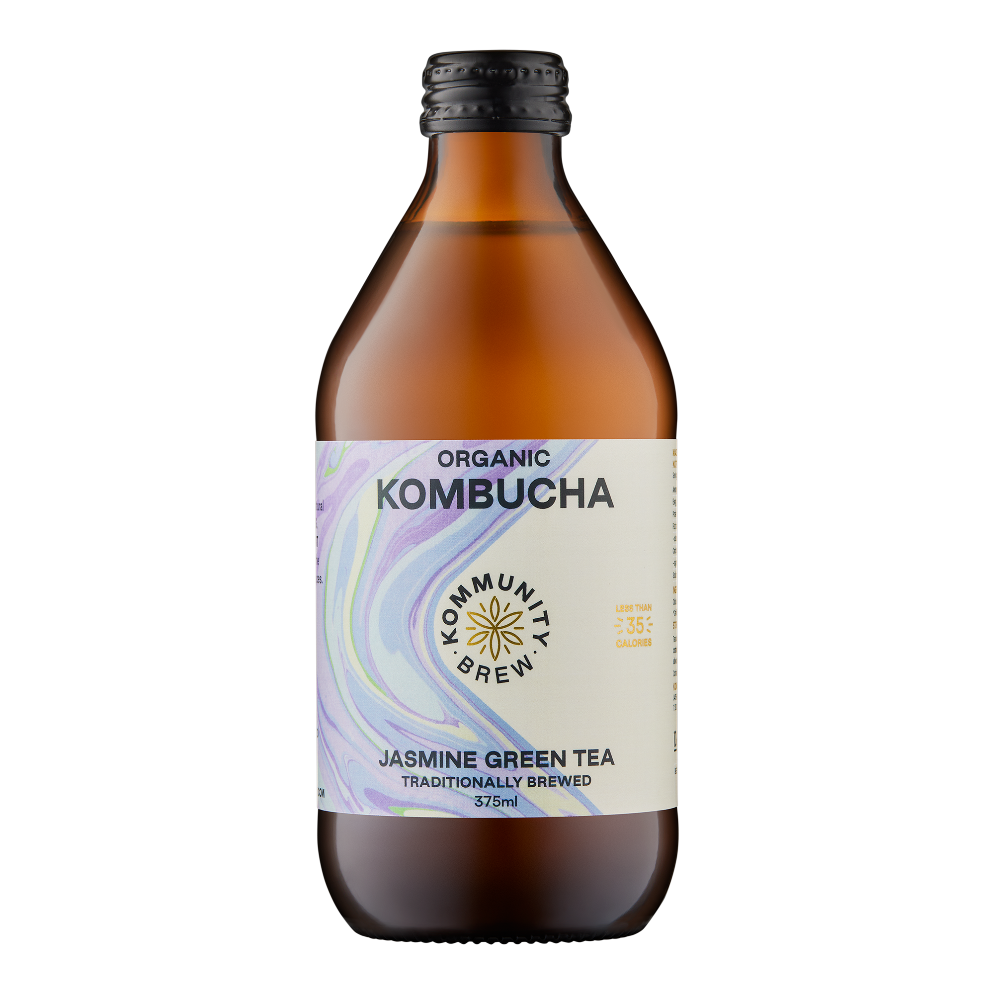 KB Organic Kombucha Jasmine Green Tea 375ml x 12